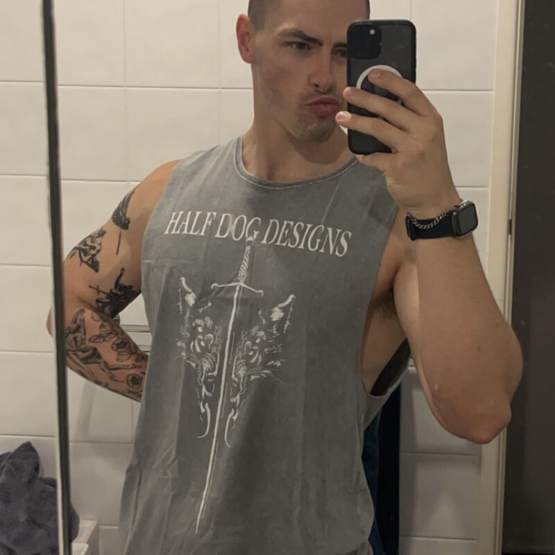 HALF DOG (Muscle Tee) Thumbnail