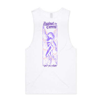 CURRENT (Muscle Tee) in White Thumbnail